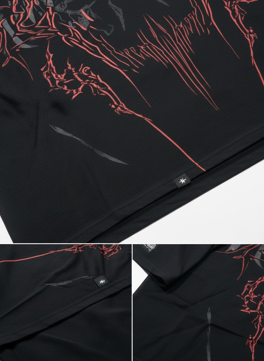 Red smile oversized T-shirt